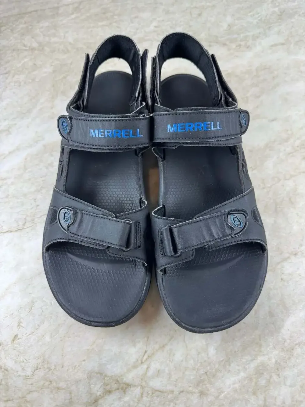 Merrell Cedrus Convert Black Blue Men’s Sport Sandals 9